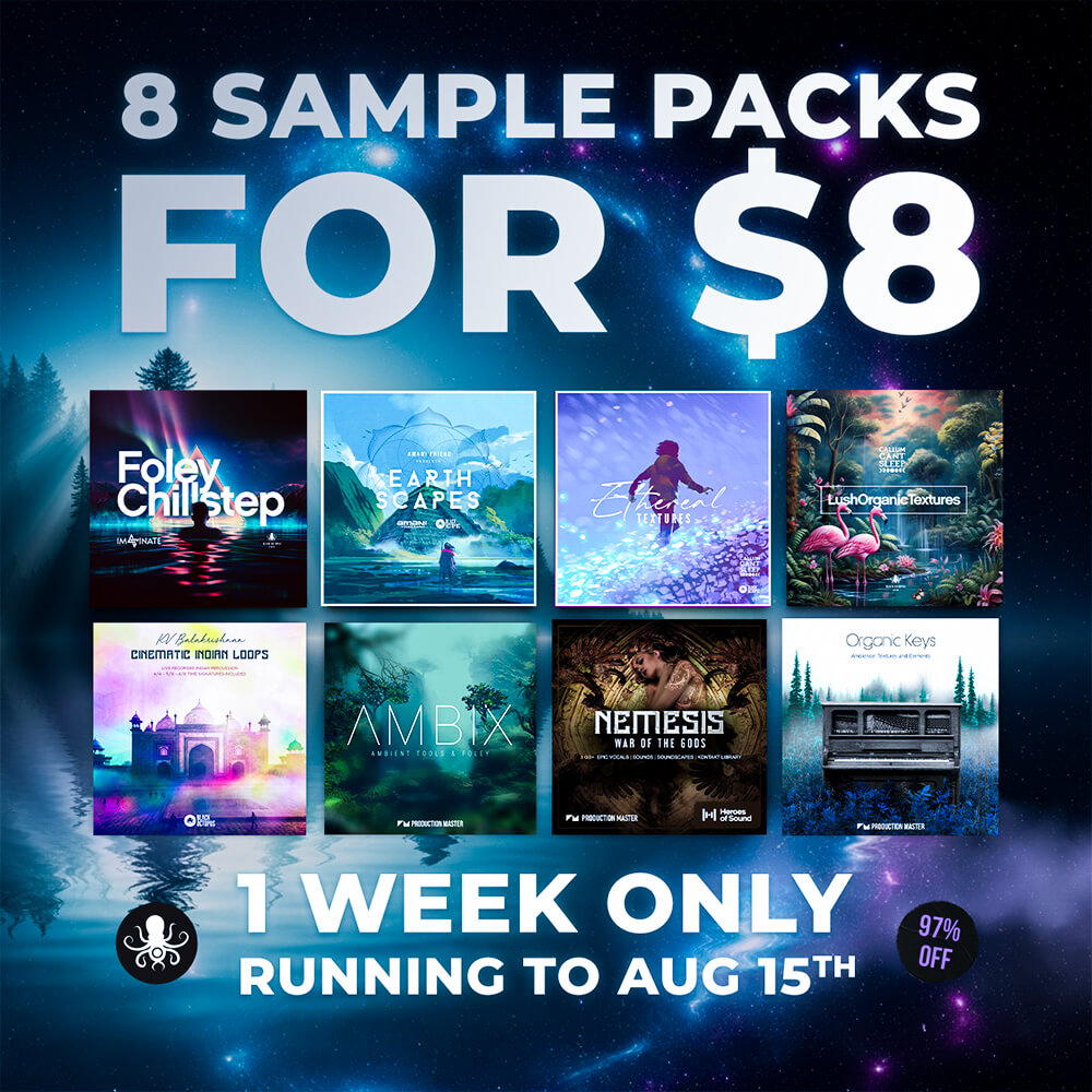 #808Day 8 Ambient Packs from Black Octopus for $8!